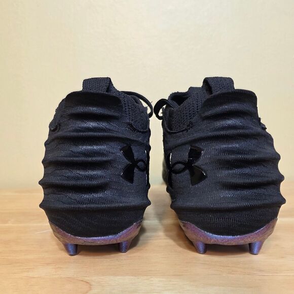 Under Armour Blur Smoke Suede 2.0 MC Football Cleats Black 3027978-001 Men's 8 - Picture 5 of 7